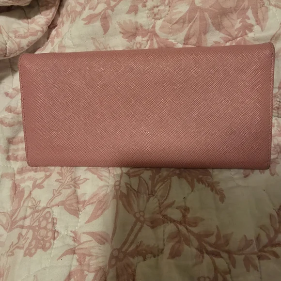 Prada Saffiano Leather Wallet Clutch in Pink - Picture 4 of 8